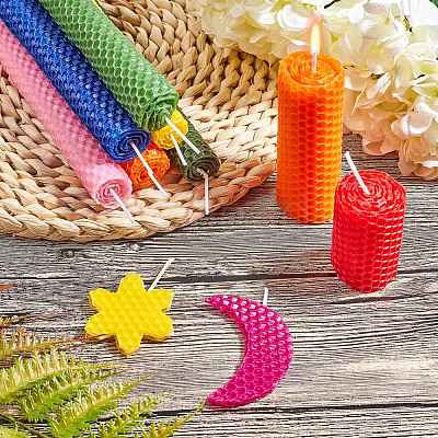 Beeswax Honeycomb Sheets DIY-WH0162-55B-12-1