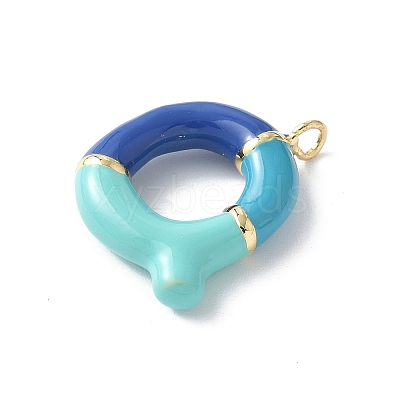 Brass Enamel Pendants KK-E093-03G-Q-01-1