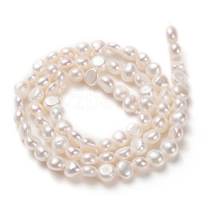 Natural Cultured Freshwater Pearl Beads Strands X1-PEAR-N014-04B-1