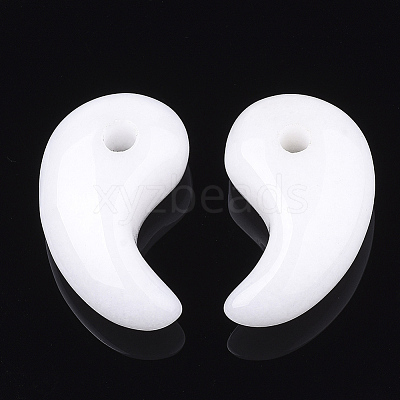 Natural White Jade Pendants G-S294-07A-1