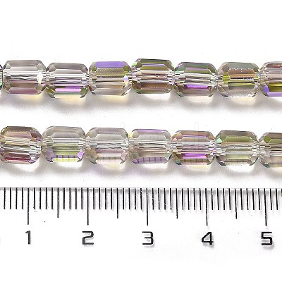 Electroplate Glass Beads Strands EGLA-D030-19P-1