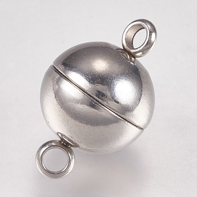 Tarnish Resistant 304 Stainless Steel Magnetic Clasps X-STAS-G173-05P-10mm-1