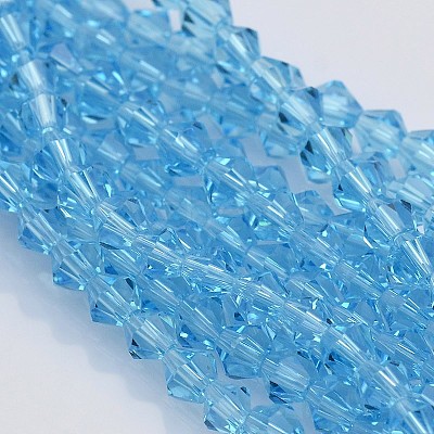 Bicone Glass Beads Strands EGLA-P016-4mm-02-1