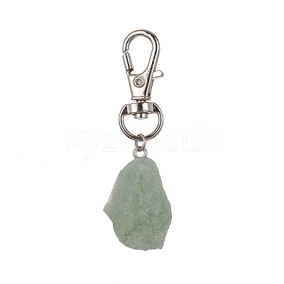 5Pcs 5 Styles Nuggets Gemstone Pendant Decoraiton HJEW-JM01435-S-1