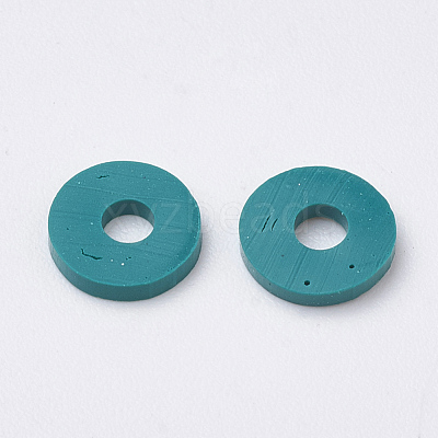 Handmade Polymer Clay Beads X-CLAY-R067-4.0mm-07-1