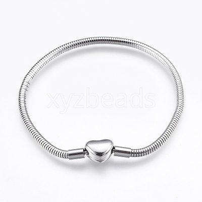 Tarnish Resistant 304 Stainless Steel European Style Chains Bracelet Making X-STAS-E428-10A-P-1