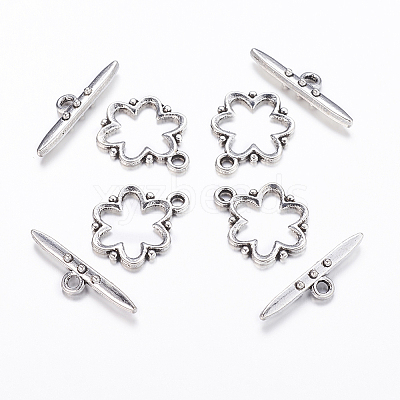 Alloy Toggle Clasps LS-EA777Y-AS-NR-1