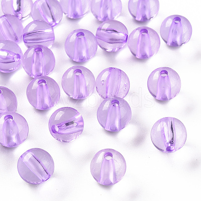 Transparent Acrylic Beads X-MACR-S370-A10mm-746-1