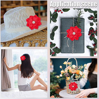 Polyester & Rhinestones Ornament Accessories DIY-WH20063-015B-1
