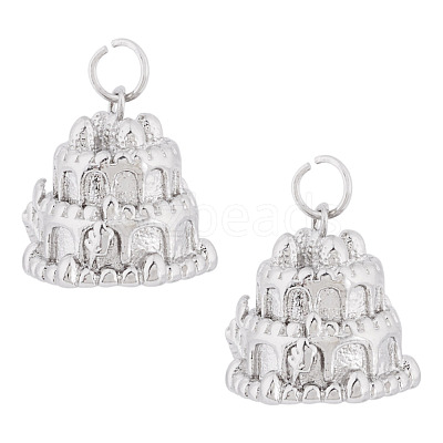 2 Pcs Brass Pendants KK-TA0003-11P-1