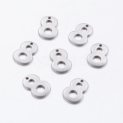 Tarnish Resistant 201 Stainless Steel Pendants STAS-F128-01P-8-1