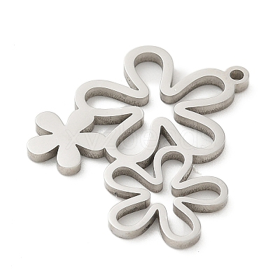 201 Stainless Steel Pendants STAS-R133-01P-03-1