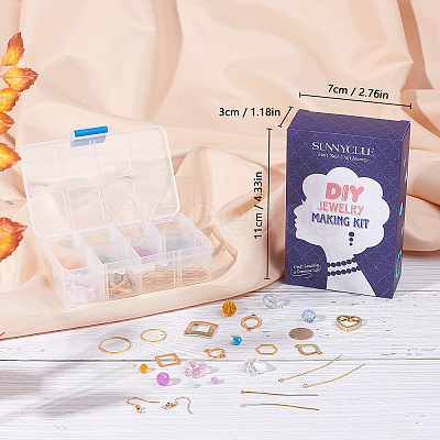 DIY Geometric Earring Making Kits DIY-SC0012-15-1