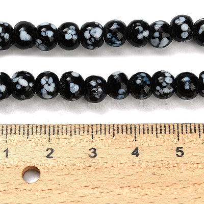 Handmade Lampwork Beads Strands LAMP-H071-01A-06-1