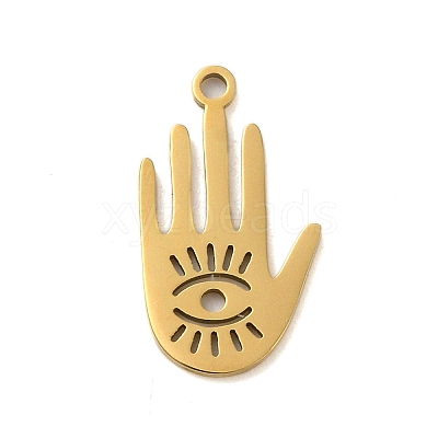 304 Stainless Steel Pendants STAS-S123-03G-08-1