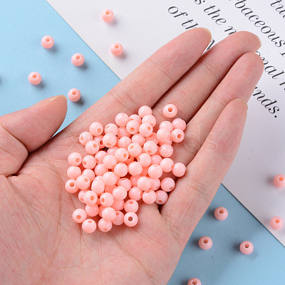 Opaque Acrylic Beads MACR-S370-C6mm-A12-1