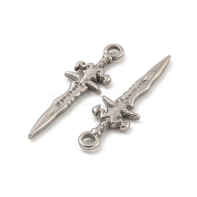 Non-Tarnish 304 Stainless Steel Pendants X-STAS-O004-06D-P-1