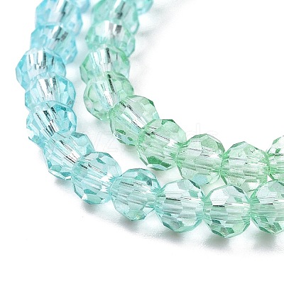 Transparent Glass Beads Strands GLAA-E036-07C-1