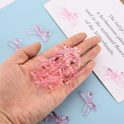 Transparent Acrylic Beads TACR-S154-55B-903-1