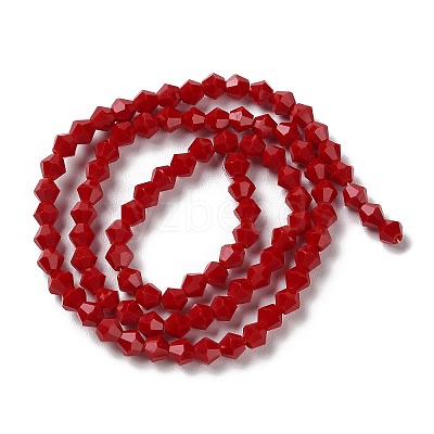 Opaque Solid Color Imitation Jade Glass Beads Strands EGLA-A039-P4mm-D01-1