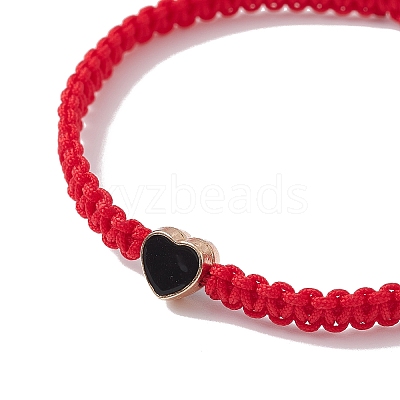 Nylon Thread Braided Bead Adjustable Bracelets BJEW-JB09768-02-1