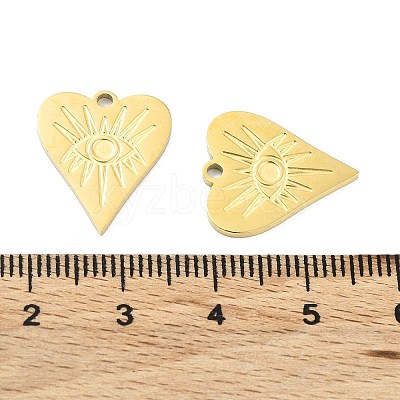 Ion Plating(IP) 316L Surgical Stainless Steel Pendants STAS-D029-04G-1
