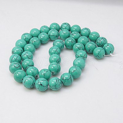 Synthetic Turquoise Beads Strands TURQ-H038-4mm-XXS11-1