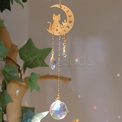 Teardrop Glass Suncatchers PW-WG248D2-01-1