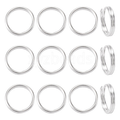 925 Sterling Silver Split Jump Rings STER-TA0001-48B-1