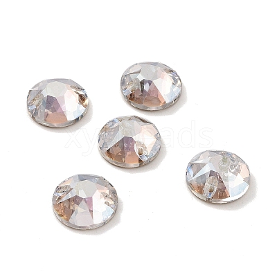 Flat Round Shape Sew on Rhinestone RGLA-C001-10C-001TR-1