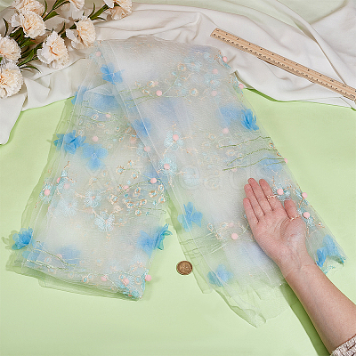 Polyester Mesh Fabric DIY-WH0622-578B-1