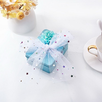 Star Sequin Deco Mesh Ribbons OCOR-P010-F-1