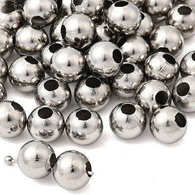 Tarnish Resistant Stainless Steel Beads X-STAS-R032-8mm-1