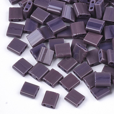 2-Hole Opaque Glass Seed Beads SEED-S023-21C-05-1