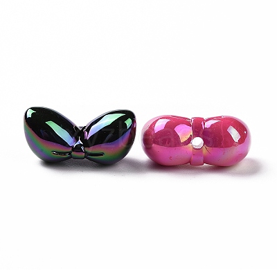 Opaque Acrylic Imitation Shell Beads OACR-P011-04G-1
