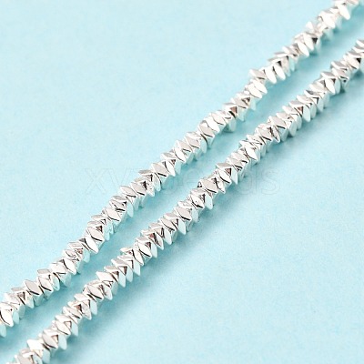 Electroplated Non-magnetic Synthetic Hematite Beads Strands G-G849-05S-1