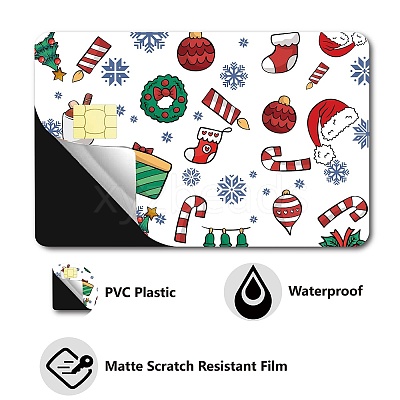 PVC Plastic Waterproof Card Stickers DIY-WH0432-058-1