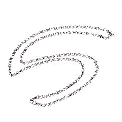 Non-Tarnish 304 Stainless Steel Necklaces NJEW-D281-22-1