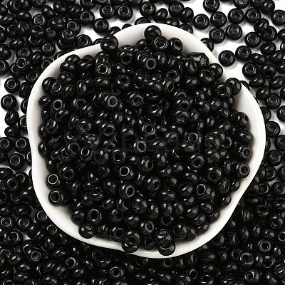 Imitation Jade 3/0 Glass Seed Beads SEED-Z001-A-B16-1