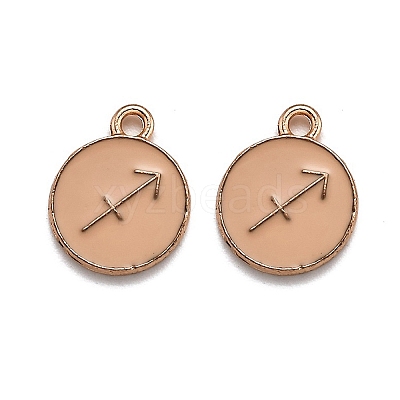 Alloy Enamel Pendants ENAM-S124-01A-10F-1