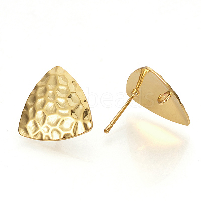 Brass Ear Stud Findings X-KK-S336-21G-1