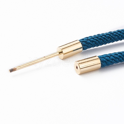 Braided Nylon Cord Bracelet Making MAK-A017-D02-05G-1