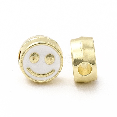 Rack Plating Alloy Enamel Beads FIND-G051-01LG-01-1