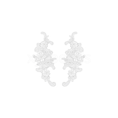 Polyester Ornament Accessories PATC-WH0008-103-1