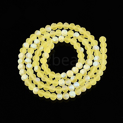 Transparent Glass Beads Strands LS-EGLA-A044-T4mm-MB29-1