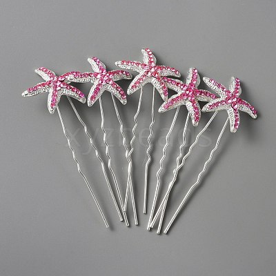 Wedding Bridal Hair Forks OHAR-WH0021-13D-S-1