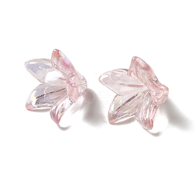 Transparent Acrylic Bead Caps OACR-H016-05H-1