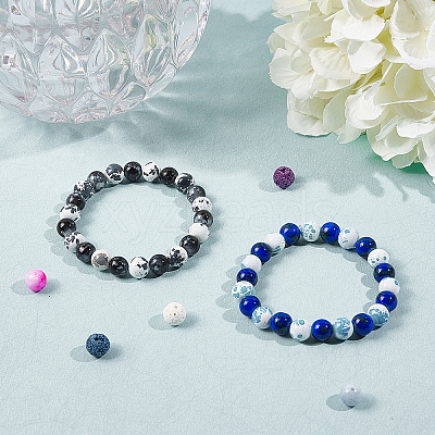 Gemstone Beads G-NB0001-37-8mm-1