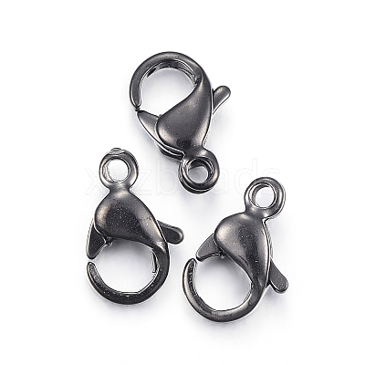304 Stainless Steel Lobster Claw Clasps X-STAS-H353-B-02B-1
