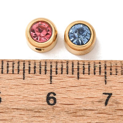 304 Stainless Steel Rhinestone Beads SA-CBAAA8B-03G-1